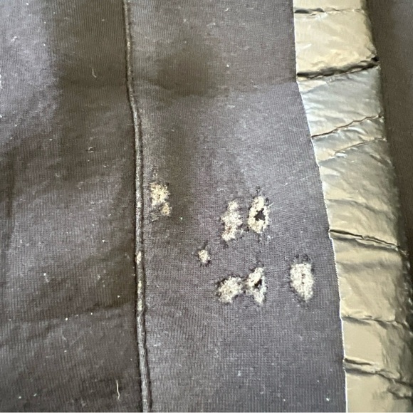 Helmut Lang Jacket Sweatshirt Black Small Dual Zip Front Logo Arm Made In USA - Picture 6 of 14